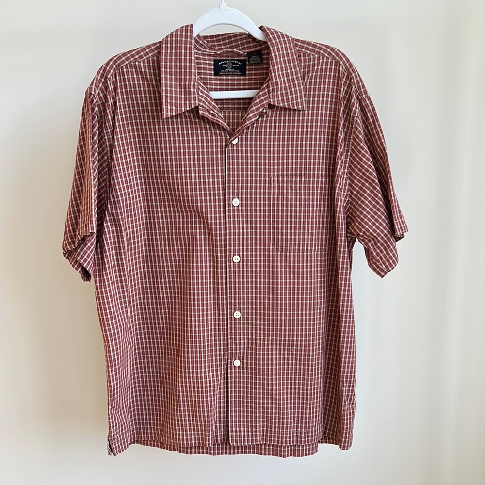Vintage American Eagle Camp Collar Shirt